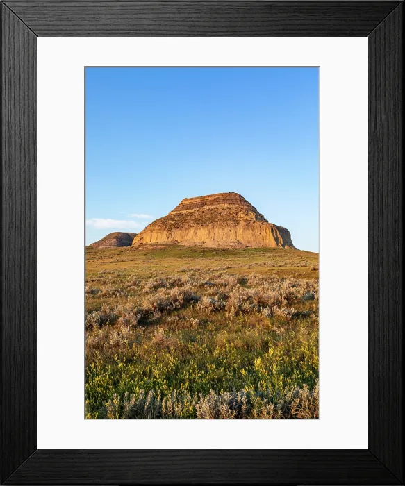 Framed Print : Castle Butte, Big Beaver, Saskatchewan, Canada, North America