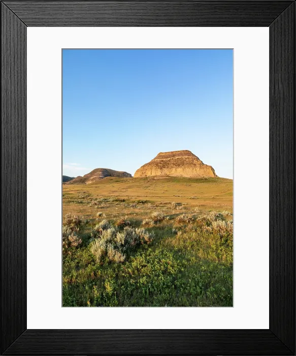 Framed Print : Castle Butte, Big Beaver, Saskatchewan, Canada, North America