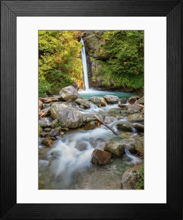 Framed Print : Acqua Fraggia waterfall, Piuro, Sondrio province, Chiavenna valley, Lombardy, Italy Framed Print : Acqua Fraggia waterfall, Piuro, Sondrio province, Chiavenna valley, Lombardy, Italy