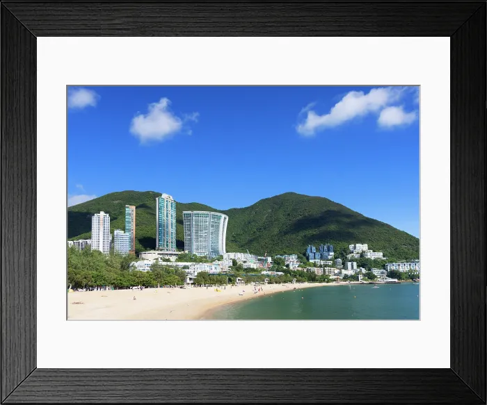 Framed Print : Repulse Bay Beach, Hong Kong Island, Hong Kong, China Framed Print : Repulse Bay Beach, Hong Kong Island, Hong Kong, China