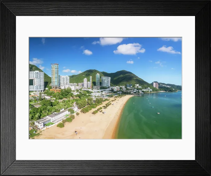 Framed Print : Repulse Bay Beach, Hong Kong Island, Hong Kong, China Framed Print : Repulse Bay Beach, Hong Kong Island, Hong Kong, China