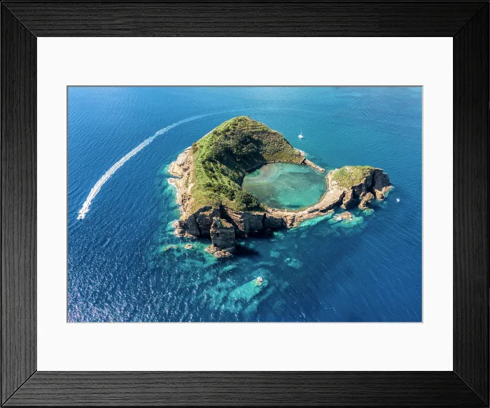 Framed Print : Islet of Vila Franca do Campo at San Miguel Island, Azores, Portugal Framed Print : Islet of Vila Franca do Campo at San Miguel Island, Azores, Portugal