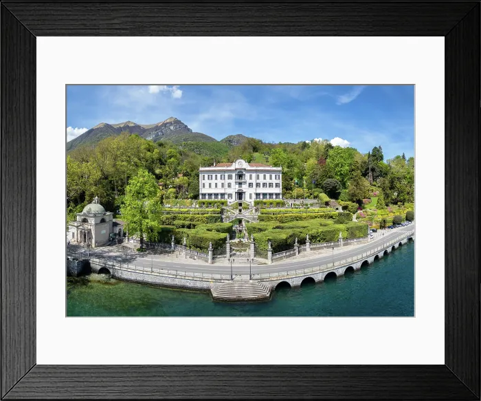 Framed Print : Villa Carlotta during spring season, Tremezzo, Como province, Lombardy, Italy Framed Print : Villa Carlotta during spring season, Tremezzo, Como province, Lombardy, Italy