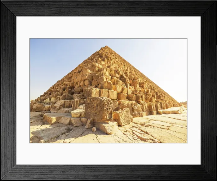 Framed Print : Great pyramids of Giza, Cairo, Egypt, Africa Framed Print : Great pyramids of Giza, Cairo, Egypt, Africa