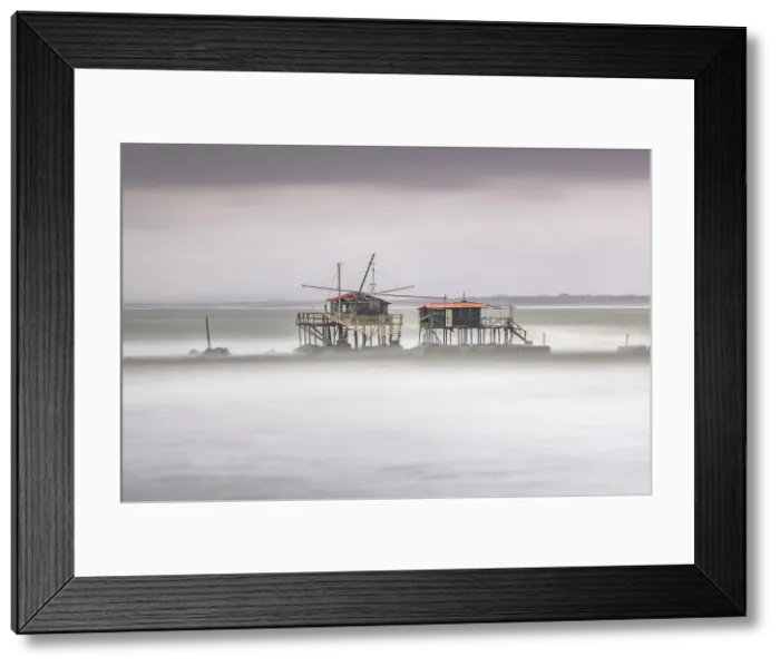 Framed Print : Long exposure in Bocca d'Arno, Marina di Pisa, province of Pisa, Tuscany, Italy Framed Print : Long exposure in Bocca d'Arno, Marina di Pisa, province of Pisa, Tuscany, Italy