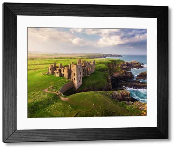 Framed Print : Slains Castle at sunset, Cruden Bay, Aberdeenshire, Scotland, United Kingdom Framed Print : Slains Castle at sunset, Cruden Bay, Aberdeenshire, Scotland, United Kingdom