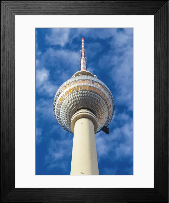 Framed Print : Fernsehturm. Berlin Mitte, Berlin, Germany Framed Print : Fernsehturm. Berlin Mitte, Berlin, Germany