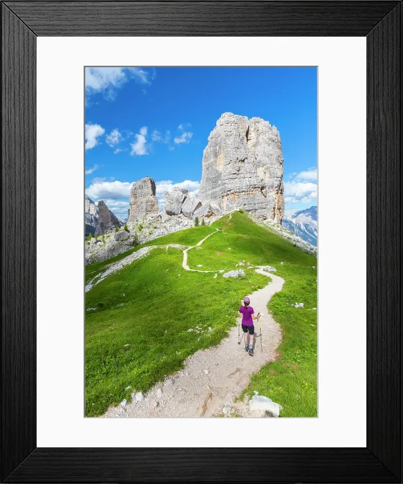 Framed Print : Cinque Torri peak in summer. Cortina d'Ampezzo, Belluno Province, Veneto District, Italy. (MR) Framed Print : Cinque Torri peak in summer. Cortina d'Ampezzo, Belluno Province, Veneto District, Italy. (MR)