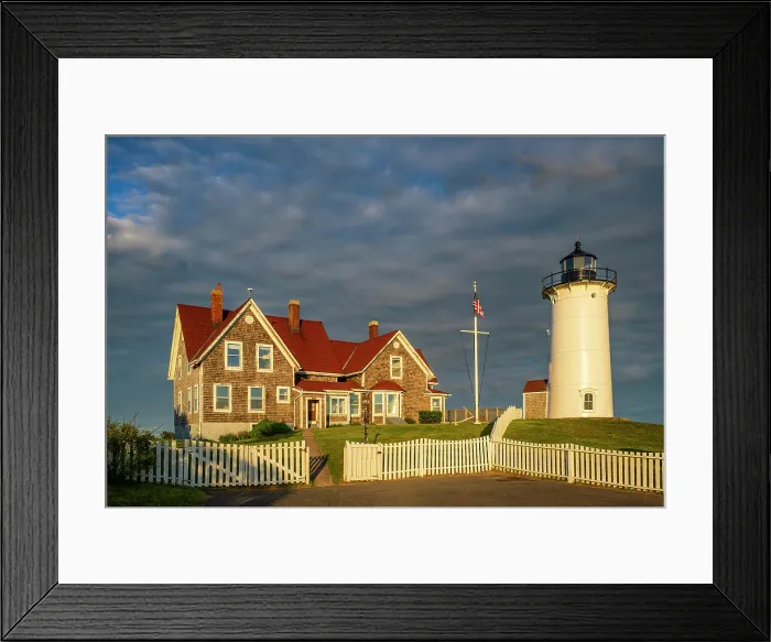 Framed Print : Nobska Lighthouse on Cape Cod, Falmouth, Massachusetts, USA Framed Print : Nobska Lighthouse on Cape Cod, Falmouth, Massachusetts, USA