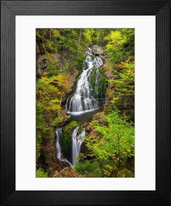 Framed Print : Autumn at Crystal Cascade waterfall, White Mountain National Forest, Jackson, New Hampshire, USA Framed Print : Autumn at Crystal Cascade waterfall, White Mountain National Forest, Jackson, New Hampshire, USA