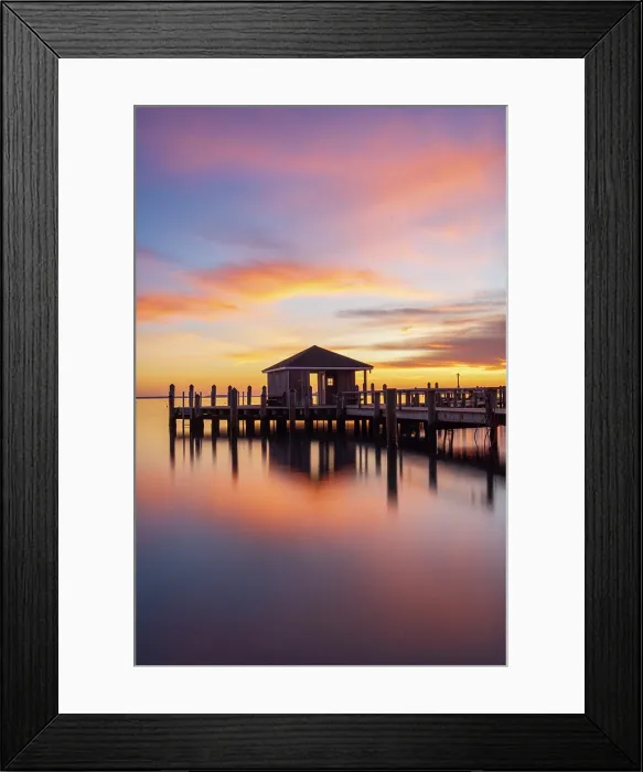 Framed Print : Sunrise at jetty, Cape Cod, Hyannis Port, Massachusetts, USA Framed Print : Sunrise at jetty, Cape Cod, Hyannis Port, Massachusetts, USA