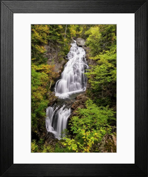 Framed Print : Crystal Cascade waterfall, Gorham, New Hampshire, USA