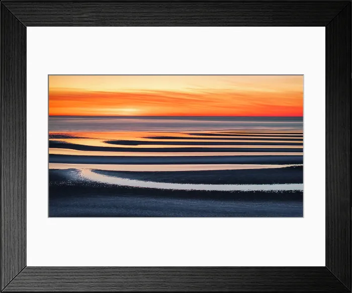 Framed Print : Sand bars at sunset and low tide, Cape Cod, Skaket Beach, Orleans, Massachusetts, USA Framed Print : Sand bars at sunset and low tide, Cape Cod, Skaket Beach, Orleans, Massachusetts, USA