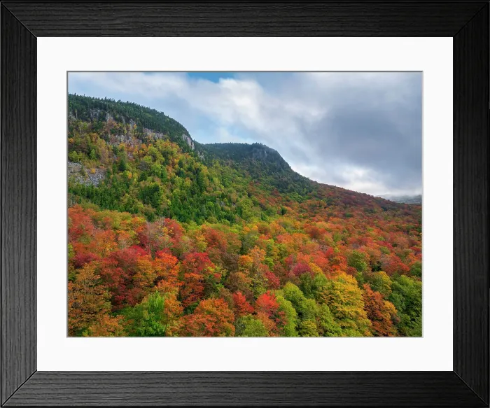 Framed Print : Autumn colors on mouintain, Dixville Notch, New Hampshire, USA