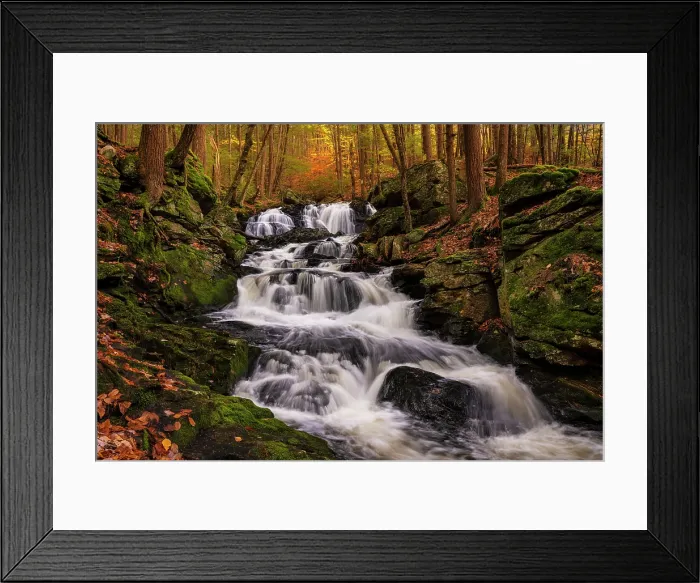 Framed Print : Senter Falls in autumn, Lyndeborough, New Hampshire, USa Framed Print : Senter Falls in autumn, Lyndeborough, New Hampshire, USa
