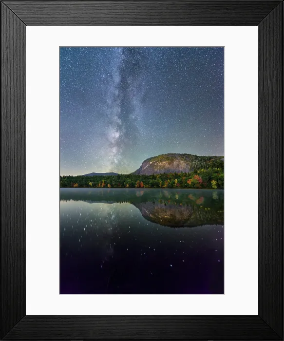 Framed Print : Milky Way over Echo Lake State Park, White Mountain National Forest, North Conway, New Hampshire, USA Framed Print : Milky Way over Echo Lake State Park, White Mountain National Forest, North Conway, New Hampshire, USA