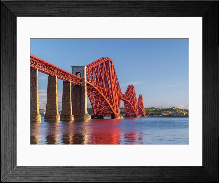 Framed Print : UK, Scotland, Lothian, Near Edinburgh, Queensferry, Forth Bridge over the Firth of Forth Framed Print : UK, Scotland, Lothian, Near Edinburgh, Queensferry, Forth Bridge over the Firth of Forth