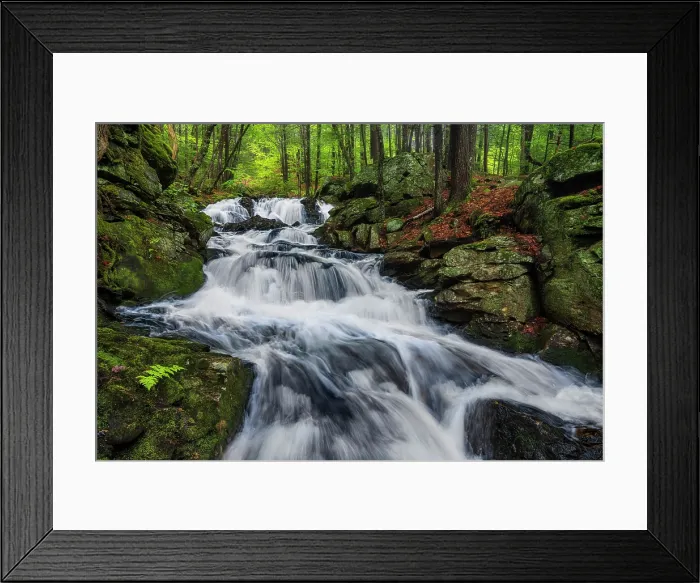 Framed Print : Senter Falls in spring, Moultonborough, New Hampshire, USA Framed Print : Senter Falls in spring, Moultonborough, New Hampshire, USA
