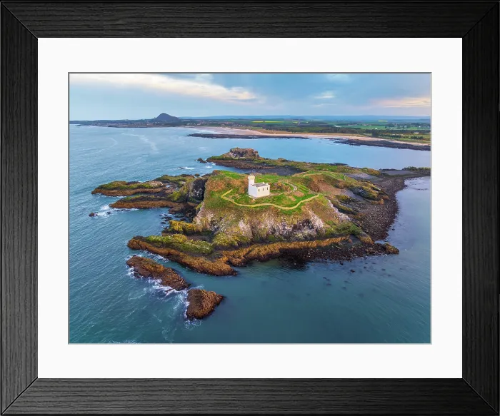 Framed Print : UK, Scotland, East Lothian, Fidra Island, Fidra Lighthouse Framed Print : UK, Scotland, East Lothian, Fidra Island, Fidra Lighthouse