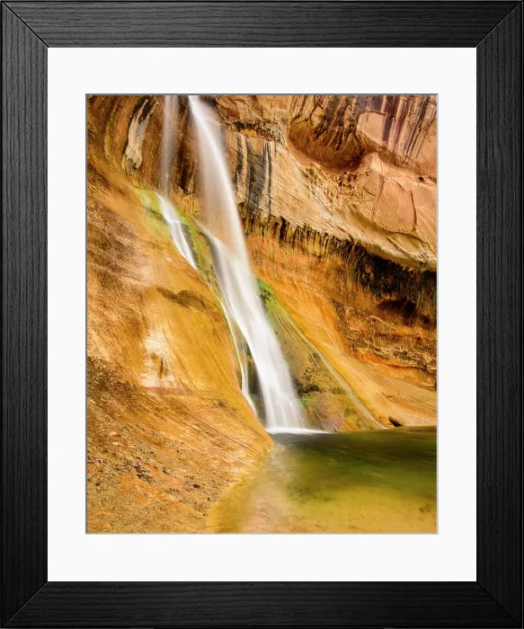 Framed Print : Calf Creek Falls, Hole-in-the-Rock road, Grand Staircase Escalante National Monument, Utah, USA Framed Print : Calf Creek Falls, Hole-in-the-Rock road, Grand Staircase Escalante National Monument, Utah, USA