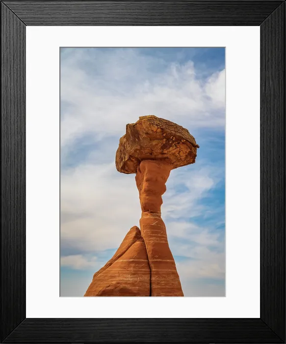 Framed Print : Toadstool hoodoo in Grand Staircase-Escalante National Monument, Utah, USA