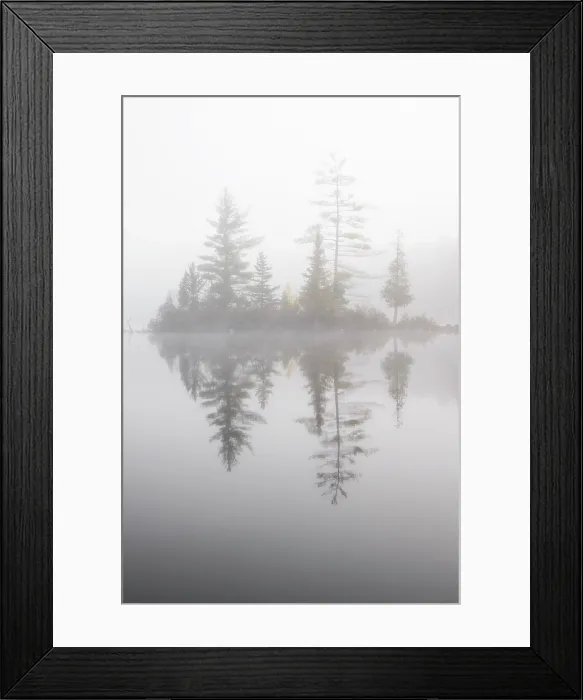 Framed Print : Morning fog on Ricker Pond, Groton State Forest, Vermont, USA Framed Print : Morning fog on Ricker Pond, Groton State Forest, Vermont, USA