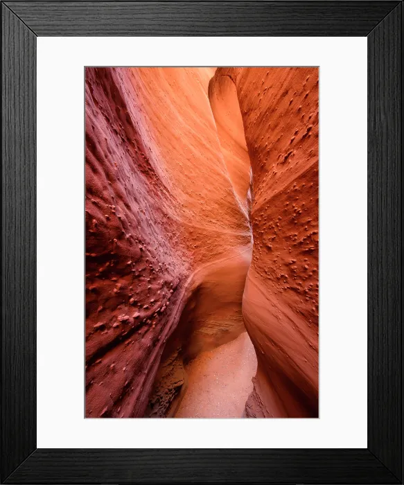 Framed Print : Slot canyon at Dry Fork Coyote Gulch in Grand Staircase-Escalante National Monument, Utah, USA Framed Print : Slot canyon at Dry Fork Coyote Gulch in Grand Staircase-Escalante National Monument, Utah, USA