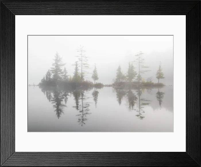 Framed Print : Morning fog on Ricker Pond, Groton State Forest, Vermont, USA Framed Print : Morning fog on Ricker Pond, Groton State Forest, Vermont, USA