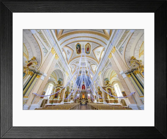 Framed Print : Interior of the Church of Zemaiciu Kalvarija, Zemaiciu Kalvarija, Plunge, Lithuania Framed Print : Interior of the Church of Zemaiciu Kalvarija, Zemaiciu Kalvarija, Plunge, Lithuania