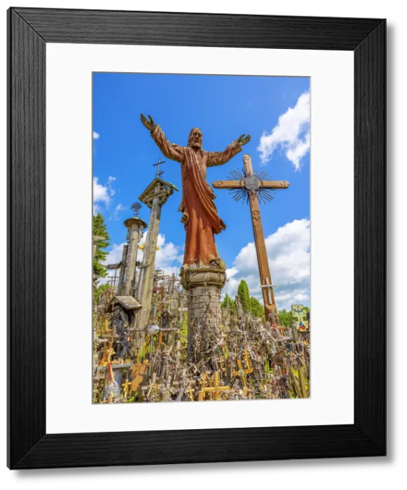 Framed Print : Hill of Crosses, Siauliai, Lithuania Framed Print : Hill of Crosses, Siauliai, Lithuania
