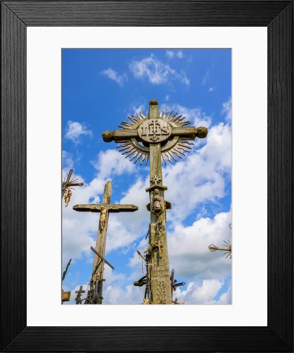 Framed Print : Hill of Crosses, Siauliai, Lithuania Framed Print : Hill of Crosses, Siauliai, Lithuania