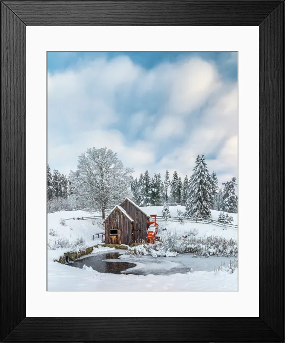 Framed Print : The Old Guildhall Grist Mill in winter, Northeast Kingdom, Guilhall, Vermont, USA Guilhall, Vermont, USA Framed Print : The Old Guildhall Grist Mill in winter, Northeast Kingdom, Guilhall, Vermont, USA Guilhall, Vermont, USA