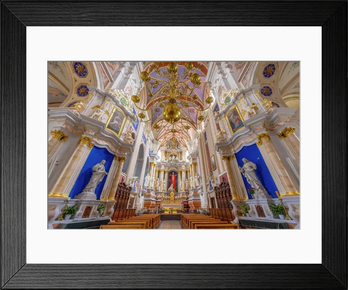 Framed Print : Interior of the Cathedral Basilica of Apostles St. Peter and St. Paul of Kaunas, Kaunas, Lithuania Framed Print : Interior of the Cathedral Basilica of Apostles St. Peter and St. Paul of Kaunas, Kaunas, Lithuania
