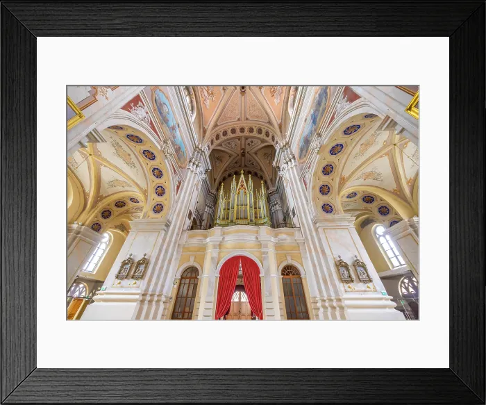 Framed Print : Interior of the Cathedral Basilica of Apostles St. Peter and St. Paul of Kaunas, Kaunas, Lithuania Framed Print : Interior of the Cathedral Basilica of Apostles St. Peter and St. Paul of Kaunas, Kaunas, Lithuania