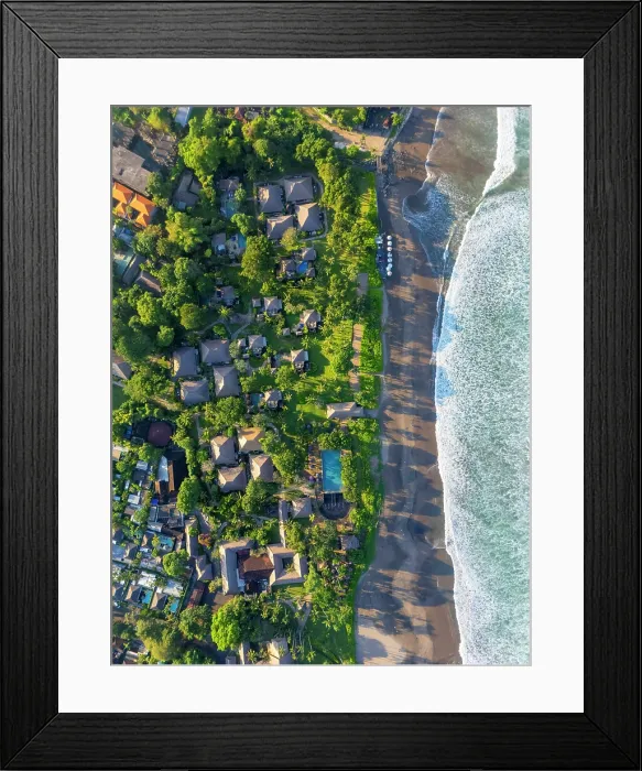 Framed Print : Oberoi Hotel and Seminyak Beach, Bali, Indonesia Framed Print : Oberoi Hotel and Seminyak Beach, Bali, Indonesia