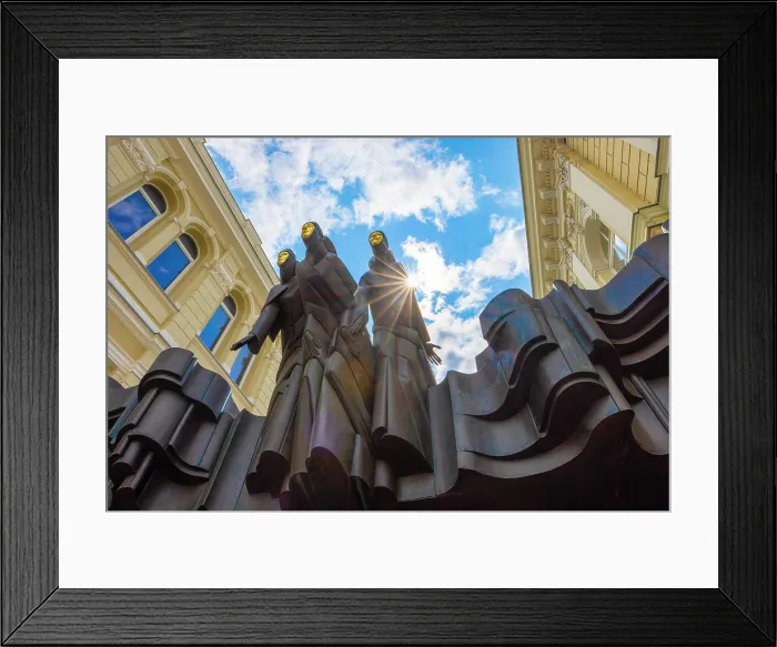 Framed Print : The Three Muses Statue at the National Drama Theatre, Vilnius, Lithuania Framed Print : The Three Muses Statue at the National Drama Theatre, Vilnius, Lithuania