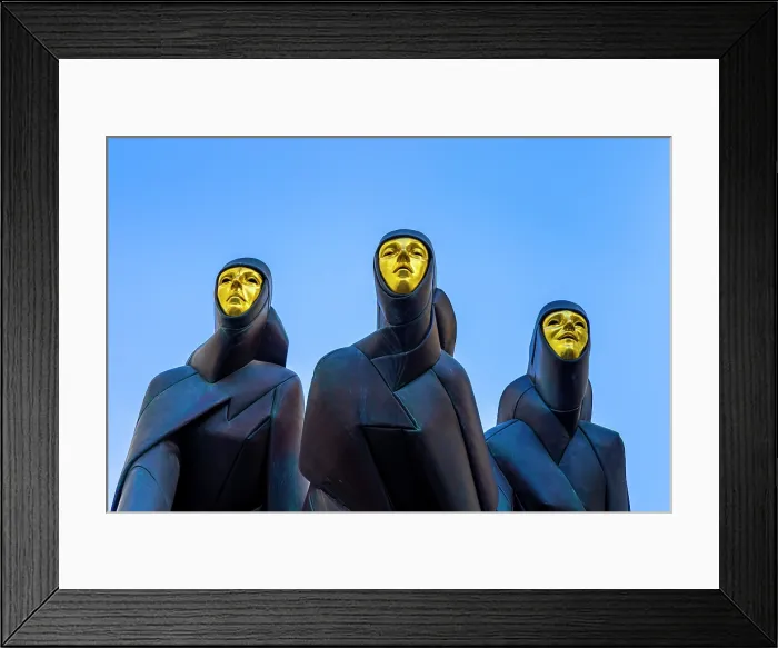 Framed Print : The Three Muses Statue at the National Drama Theatre, Vilnius, Lithuania Framed Print : The Three Muses Statue at the National Drama Theatre, Vilnius, Lithuania