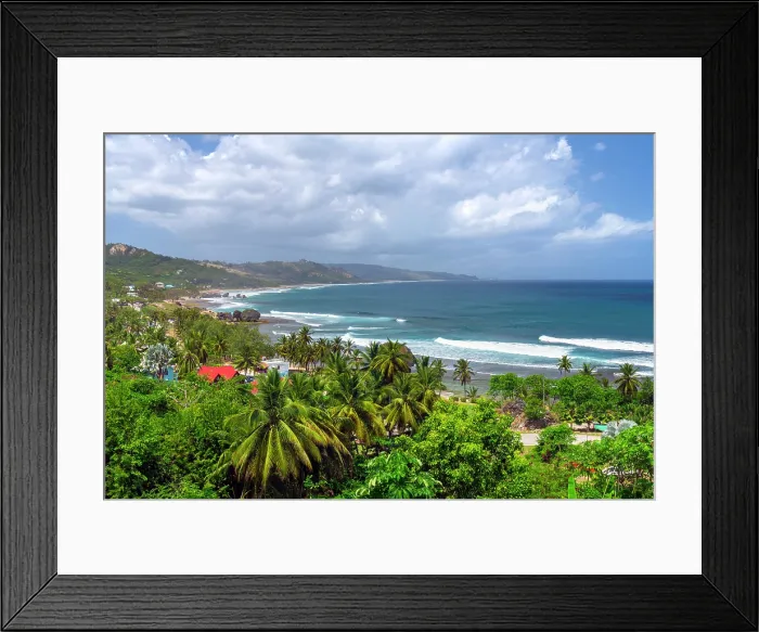 Framed Print : West Indies, Barbados, Saint Joseph, Bathsheba