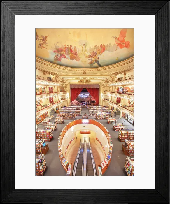 Framed Print : Interior of the Ateneo Grand Splendid Library (former Teatro Gran Splendid), Recoleta, Buenos Aires, Argentina Framed Print : Interior of the Ateneo Grand Splendid Library (former Teatro Gran Splendid), Recoleta, Buenos Aires, Argentina