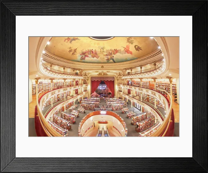 Framed Print : Interior of the Ateneo Grand Splendid Library (former Teatro Gran Splendid), Recoleta, Buenos Aires, Argentina Framed Print : Interior of the Ateneo Grand Splendid Library (former Teatro Gran Splendid), Recoleta, Buenos Aires, Argentina