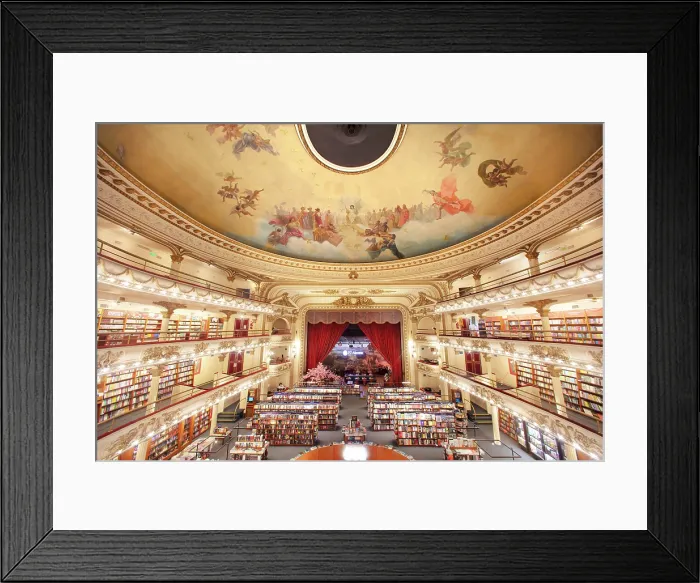Framed Print : Interior of the Ateneo Grand Splendid Library (former Teatro Gran Splendid), Recoleta, Buenos Aires, Argentina Framed Print : Interior of the Ateneo Grand Splendid Library (former Teatro Gran Splendid), Recoleta, Buenos Aires, Argentina