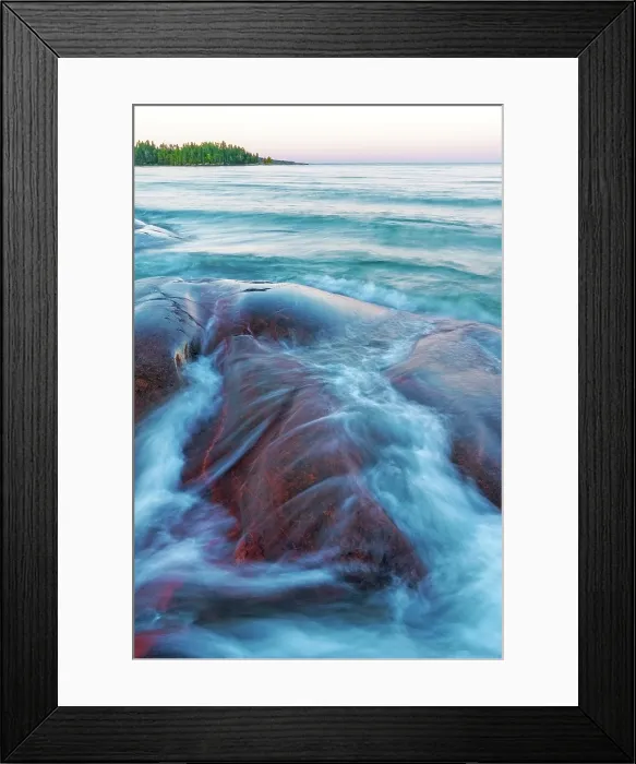 Framed Print : Lake Superior in Neys Provincial Park, Ontario, Canada Framed Print : Lake Superior in Neys Provincial Park, Ontario, Canada