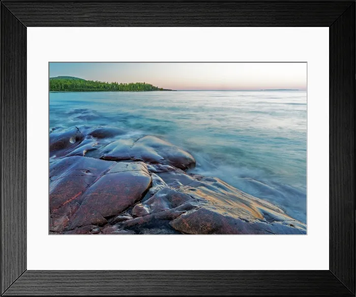 Framed Print : Lake Superior in Neys Provincial Park, Ontario, Canada Framed Print : Lake Superior in Neys Provincial Park, Ontario, Canada