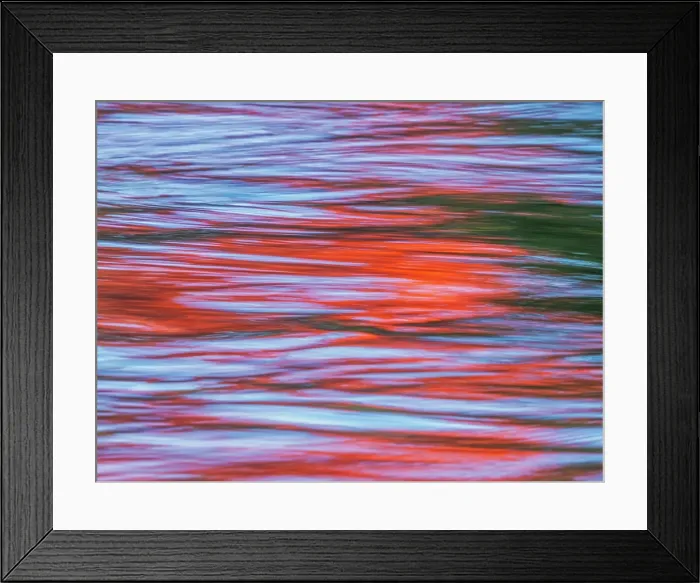 Framed Print : Sunset reflections on surface of lake in Muskoka, Ontario, Canada Framed Print : Sunset reflections on surface of lake in Muskoka, Ontario, Canada