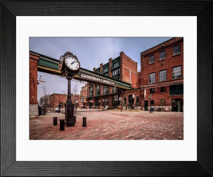 Framed Print : Distillery District, Toronto, Ontario, Canada Framed Print : Distillery District, Toronto, Ontario, Canada
