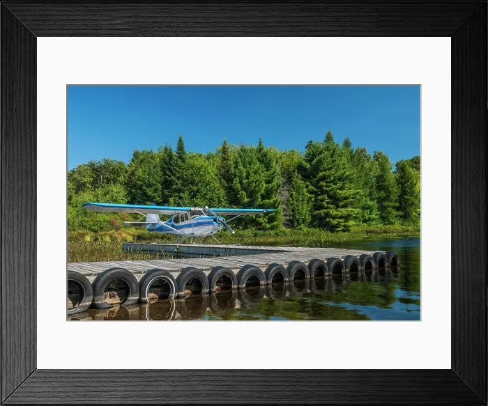 Framed Print : Float Plane in Muskoka, Ontario, Canada Framed Print : Float Plane in Muskoka, Ontario, Canada