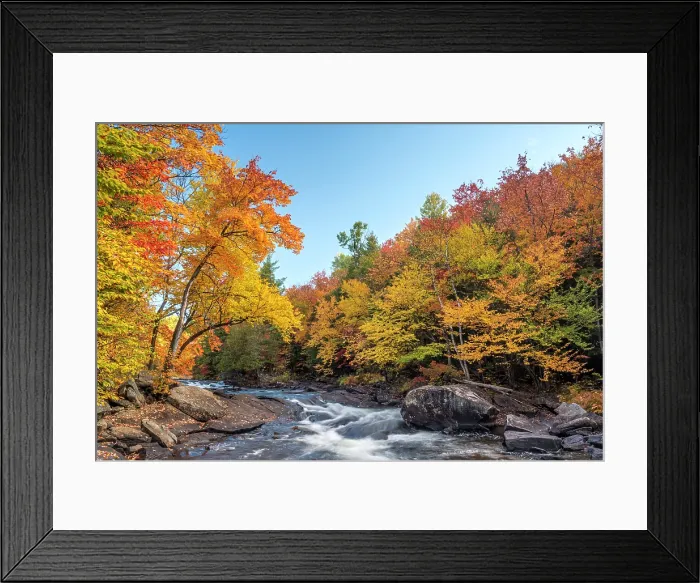 Framed Print : Oxtongue River in Autumn near Dwight, Ontario, Canada Framed Print : Oxtongue River in Autumn near Dwight, Ontario, Canada