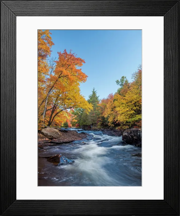 Framed Print : Oxtongue River in Autumn near Dwight, Ontario, Canada Framed Print : Oxtongue River in Autumn near Dwight, Ontario, Canada