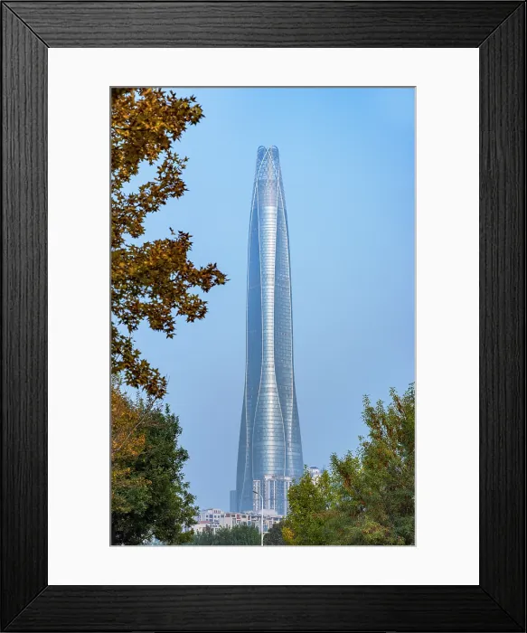 Framed Print : Chow Tai Fook Finance Centre (third tallest skyscraper in China in 2025), Tianjin, China Framed Print : Chow Tai Fook Finance Centre (third tallest skyscraper in China in 2025), Tianjin, China