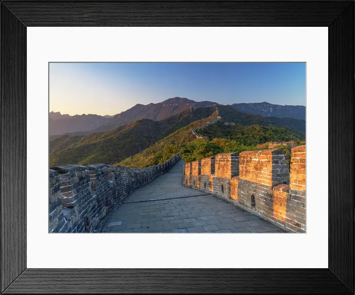 Framed Print : The Great Wall of China at Mutianyu (UNESCO World Heritage Site), Beijing, China Framed Print : The Great Wall of China at Mutianyu (UNESCO World Heritage Site), Beijing, China
